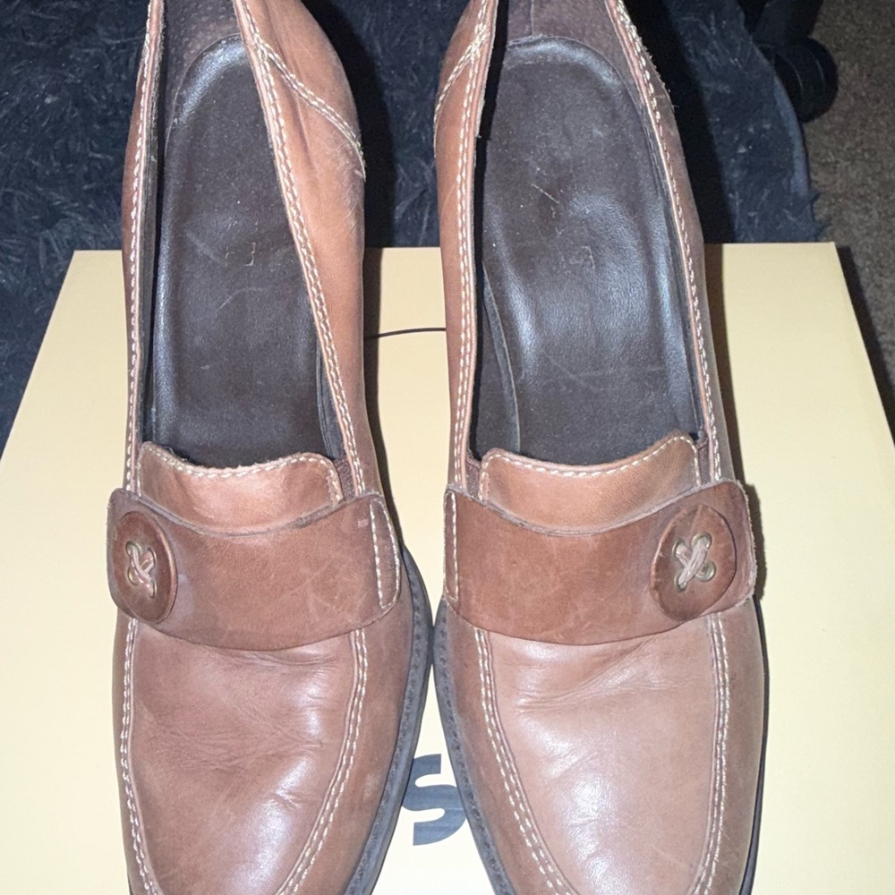 Brown Leather Men's Loafers